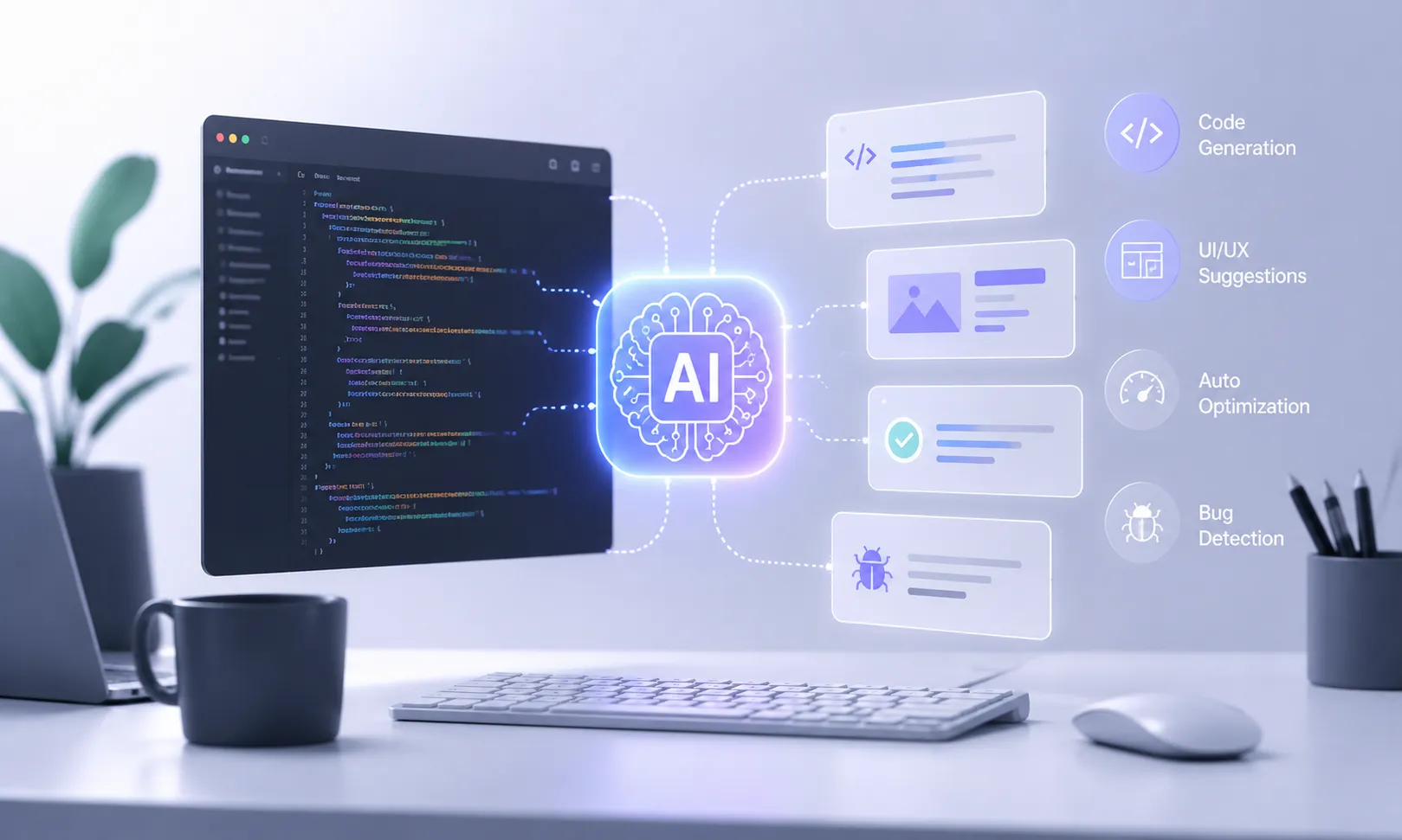 Como a IA Está Mudando o Desenvolvimento Frontend cover image