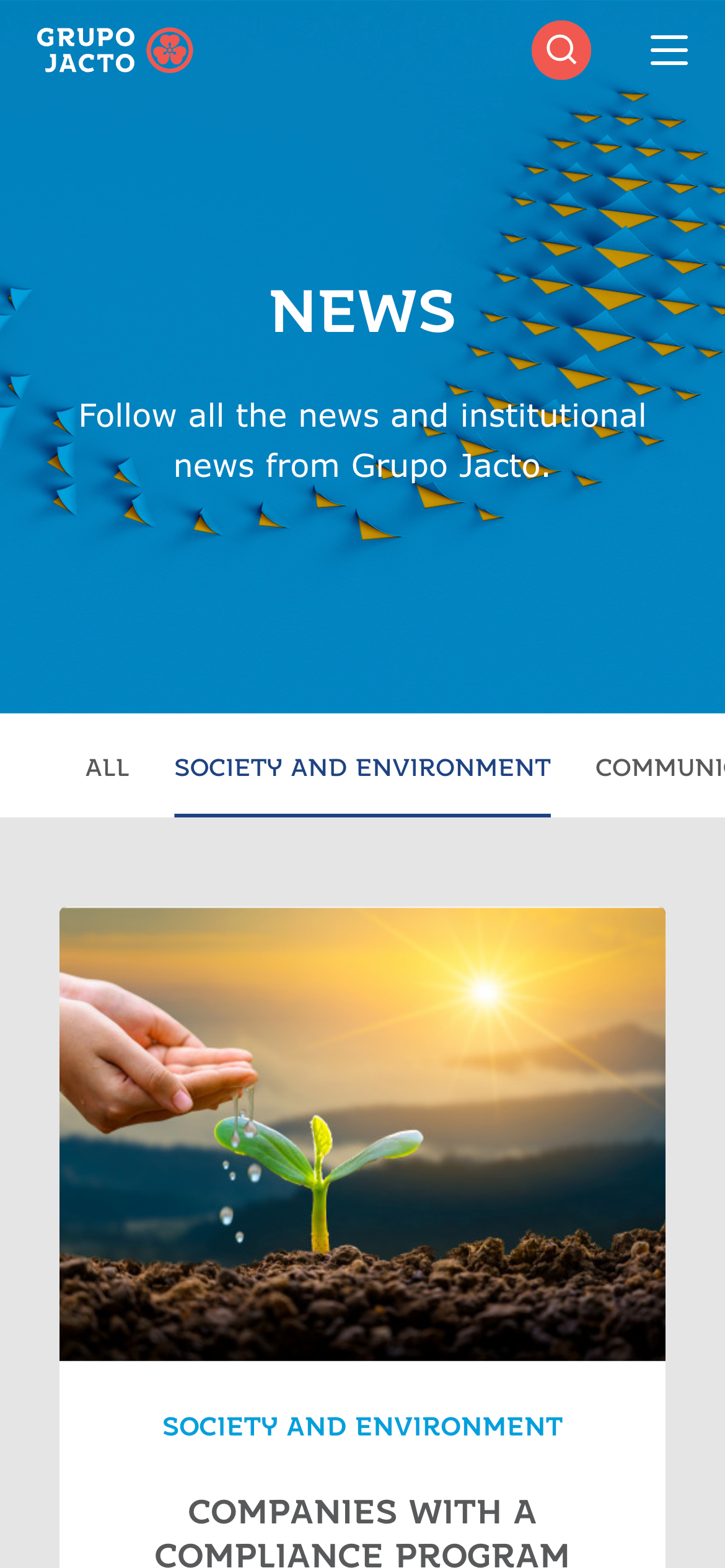 Compliance Grupo Jacto project preview
