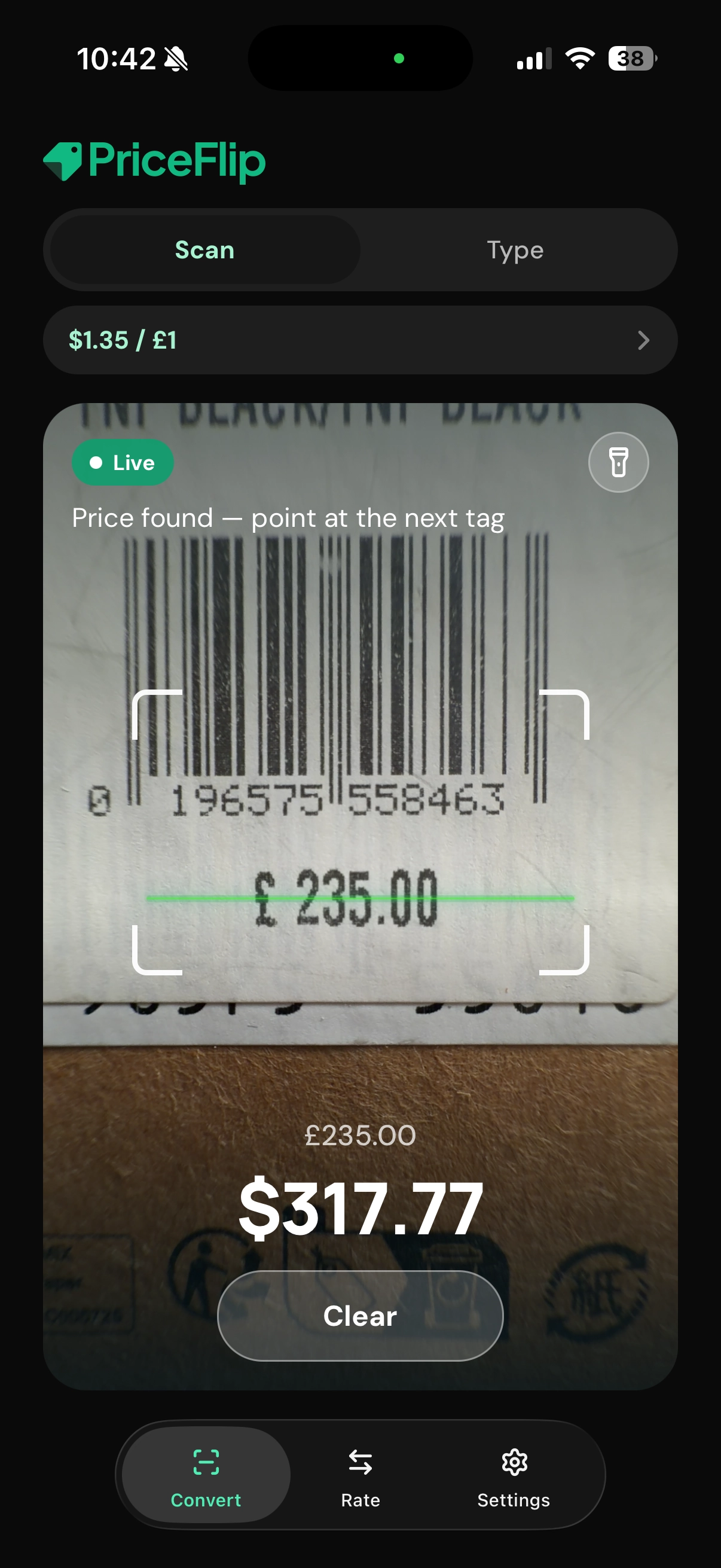 PriceFlip project preview